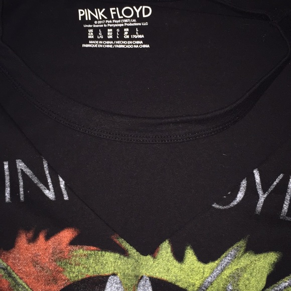 pink floyd v-cut short sleeved shirt - Picture 5 of 5